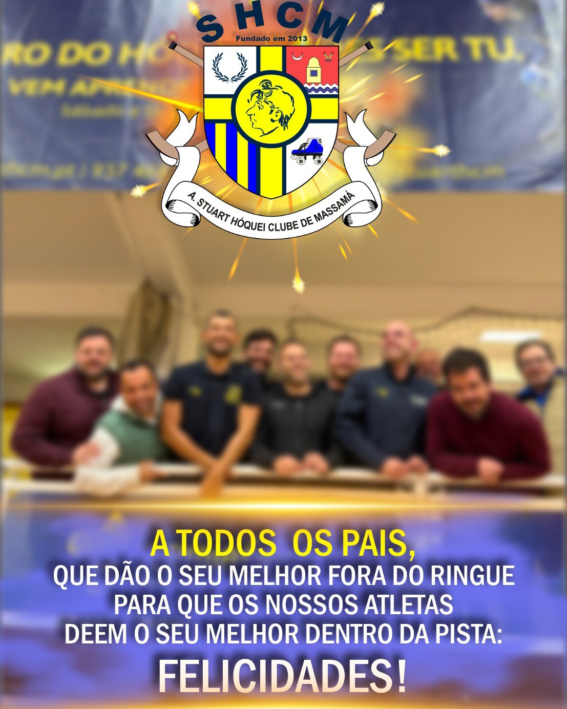 A todos os pais, que dão o seu melhor fora do ringue, para que os nossos atletas deem o seu melhor dentro da pista: felicidades!
#somosum
#stuarthcm
#hoquei