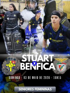 Amanhã as nossas SÉNIORES FEMININAS vão jogar novamente em casa! 

Venha apoiar a nossa equipa! 
🕐16.15h
🏒 @stuart.hcm - @slbenfica 

#somosum 🩵💛 

Sofremos juntos! 
Vibramos juntos! 
Festejamos juntos!