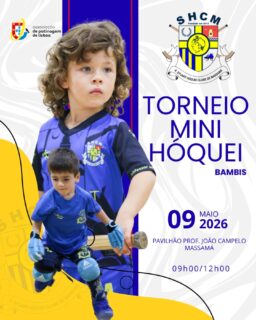 No próximo sábado mais um grande evento no nosso pavilhão!
Vamos receber mais um torneio de mini hóquei com a participação de várias equipas!
Contamos com o seu apoio!