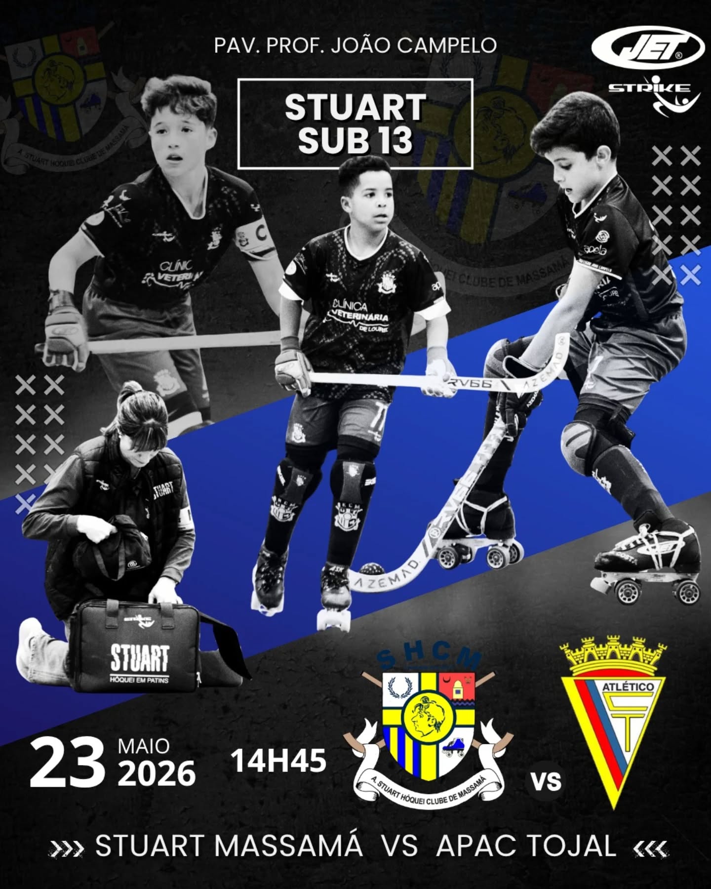 Este Sábado os nossos Sub13 têm um jogo decisivo e jogam em casa!
🏑 Venha apoiar a nossa equipa! 🏑
🕐14.45h
Sofremos juntos!
Vibramos juntos!
Festejamos juntos!
#somosum💛💙