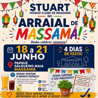 O mês de Junho é o mês dos Santos Populares!
Vamos estar presentes no Arraial de Massamá e vão ser 4 dias de muita animação!
Obrigada à @uf.massamamabraao pelo convite!
Contamos com a sua visita! 🪗
18 e 19 Junho
Das 18h às 24h
20 Junho
Das 15h à 1.00h
21 Junho
Das 15h às 23h
📍 Parque Salgueiro Maia
#somosum💛💙