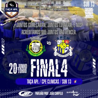 🏑Os nossos Sub 13 chegaram à Final 4! 🔥
Vão jogar em casa e precisam de todo o apoio na bancada para que tenham ainda mais força neste desafio!
Este Sábado venha ao nosso pavilhão apoiar a nossa equipa 💪
🕙10.00h
#somosum💛💙
Vibramos juntos!
Sofremos juntos!
Festejamos juntos!